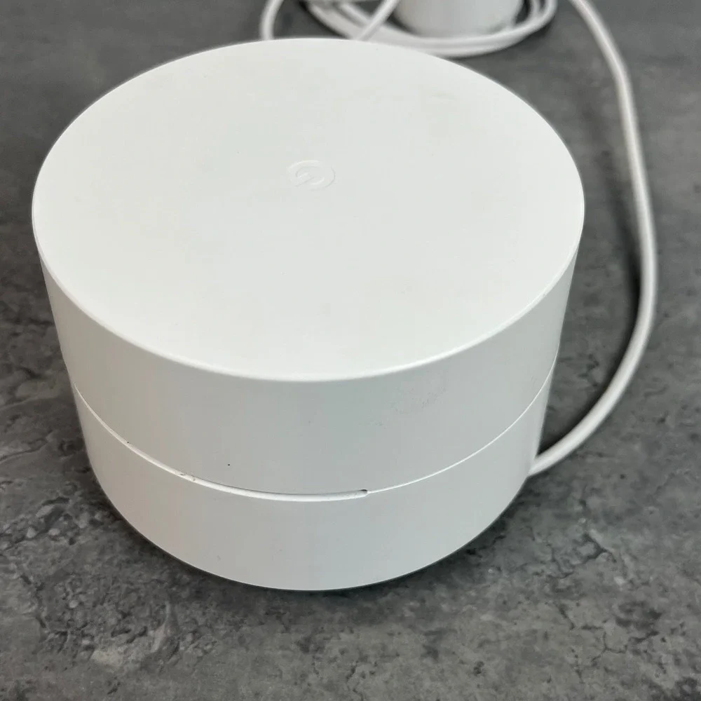 Google Wifi AC1200 Mesh‎ Router Node White G013A w/ Power Adapter G1028